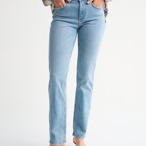Abercrombie & Fitch Light Blue Straight Leg Jeans